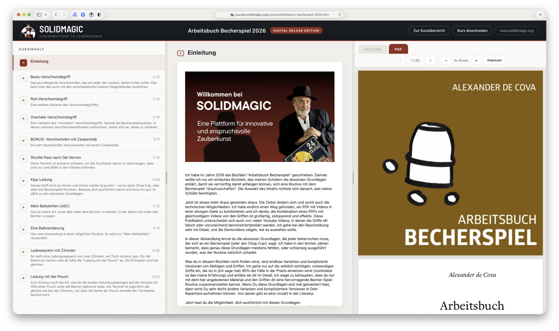 Arbeitsbuch Becherspiel Digital Edition 2026 – Bild 2